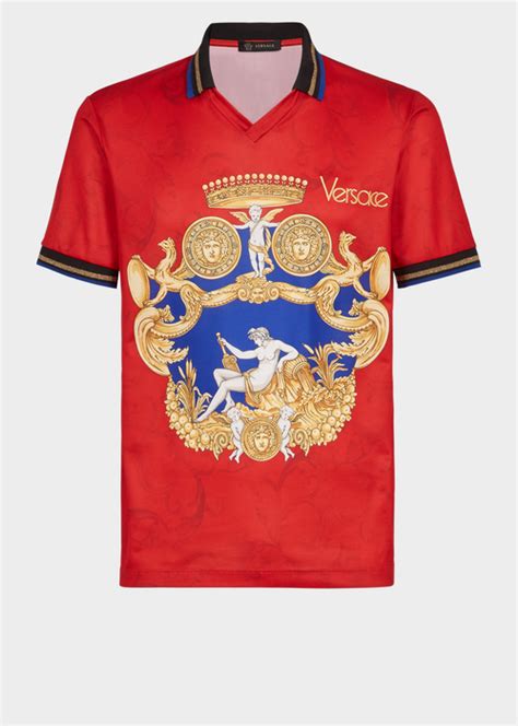 rue la la versace blasone barocco t-shirt|Versace barocco t shirt.